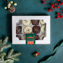Cargar imagen en el visor de la galería, Caja 12 o 24 Alfajores Mini Navidad

