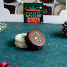 Cargar imagen en el visor de la galería, Caja 12 o 24 Alfajores Mini Navidad
