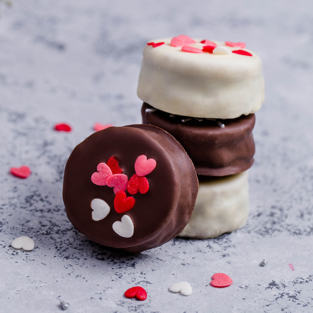 Alfajores Mini Corazones 12 o 24 unidades